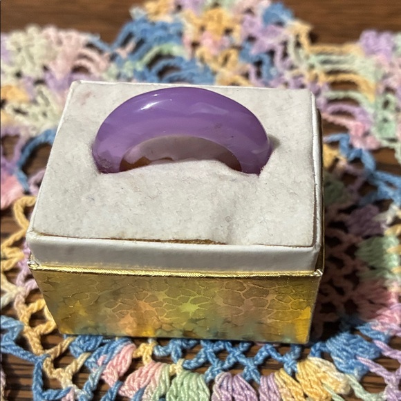Jewelry - Elegant Purple Women's Ring jade